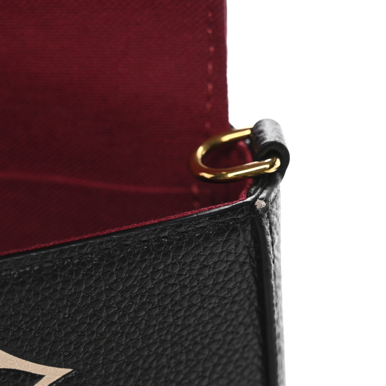 Empreinte Monogram Giant Felicie Pochette Black Beige