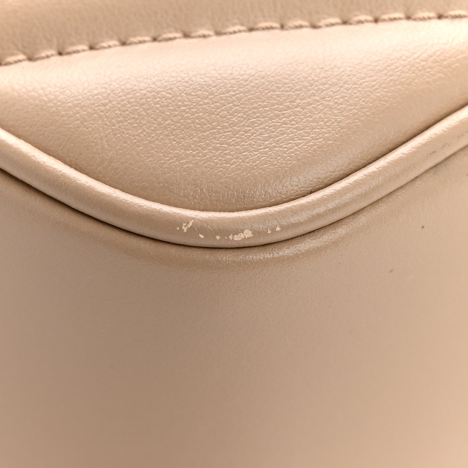 Calfskin Matelasse Monogram Lou Camera Bag Dark Beige