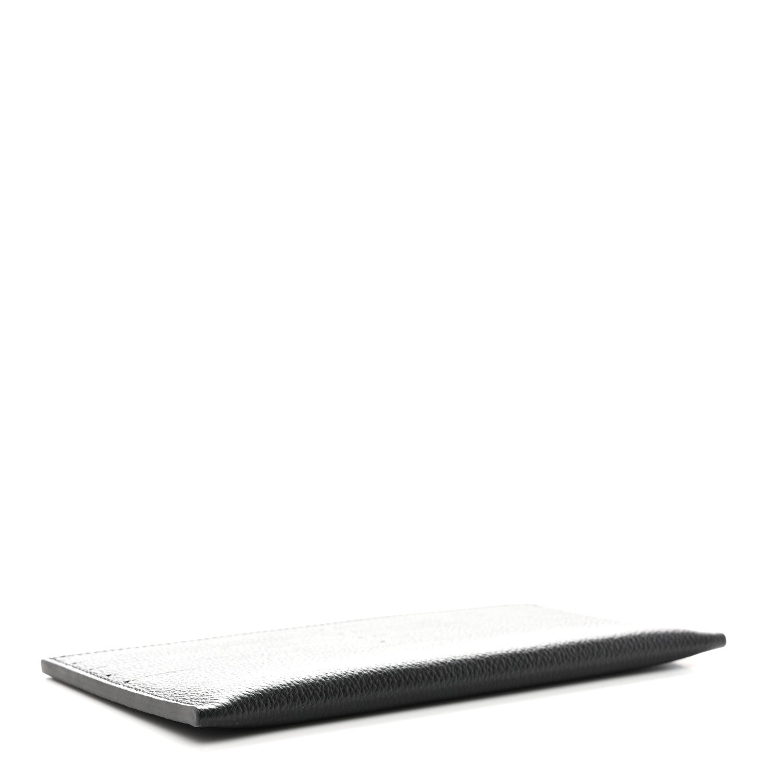 Calfskin Felicie Chain Wallet Card Holder Insert Black