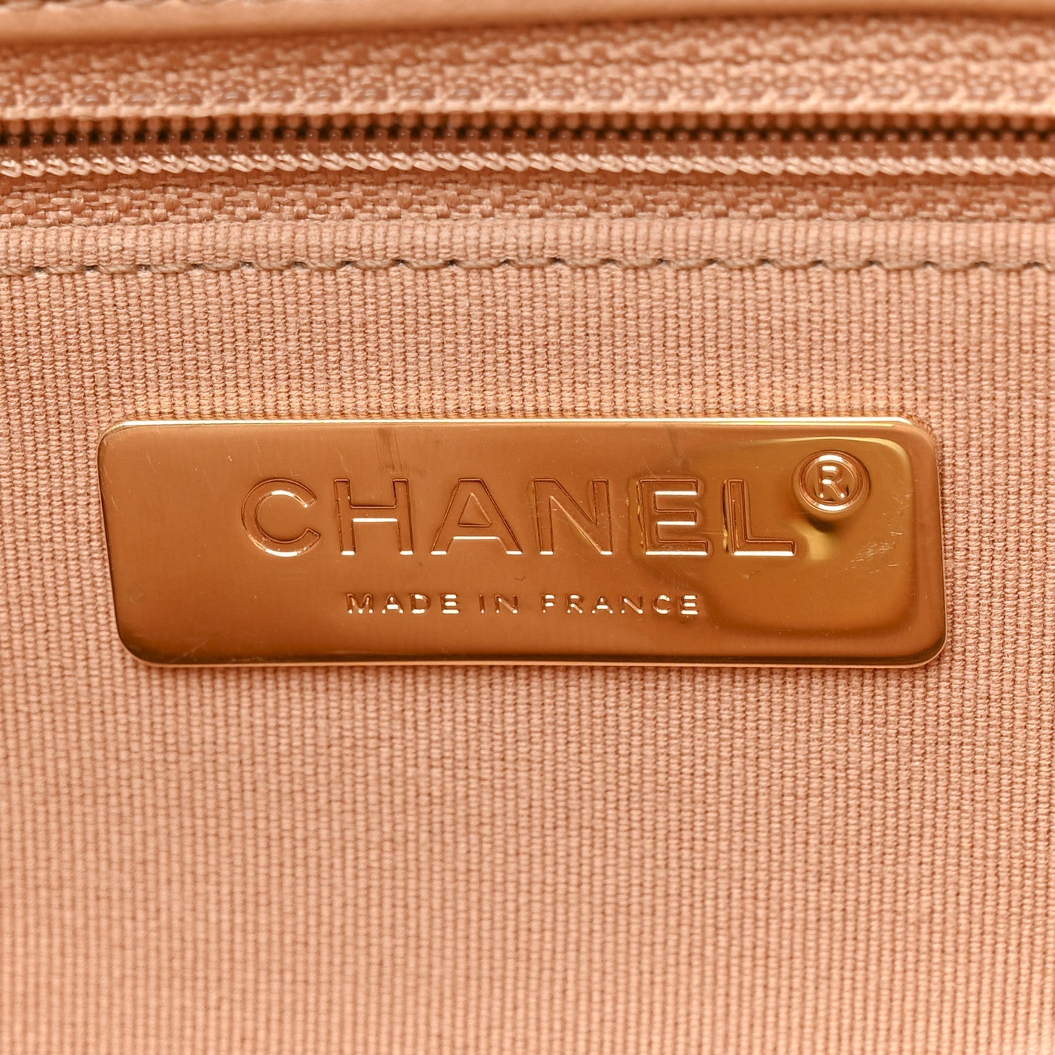 Lambskin Quilted Large Chanel 19 Flap Brown
