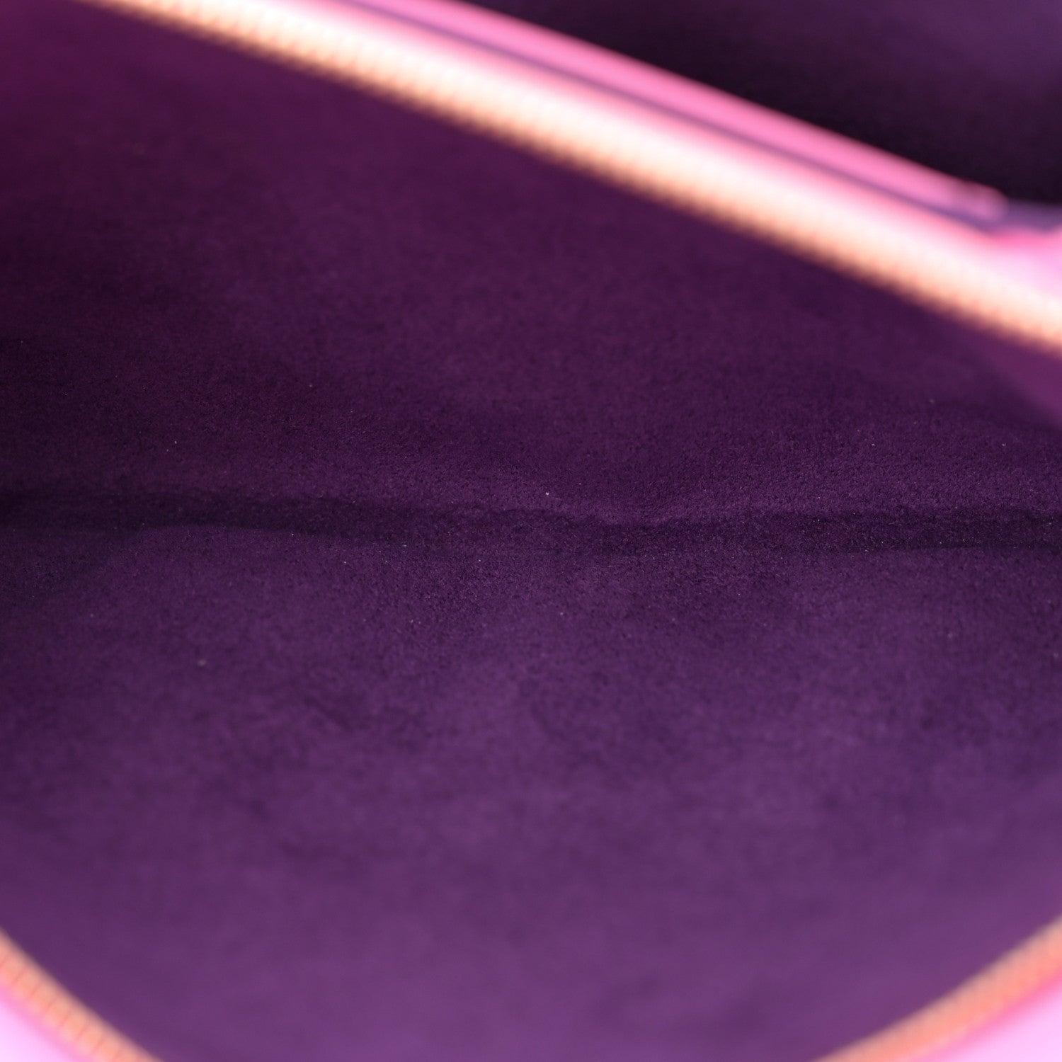 Lambskin Embossed Monogram Vuittamins Pochette Coussin Rose Violet