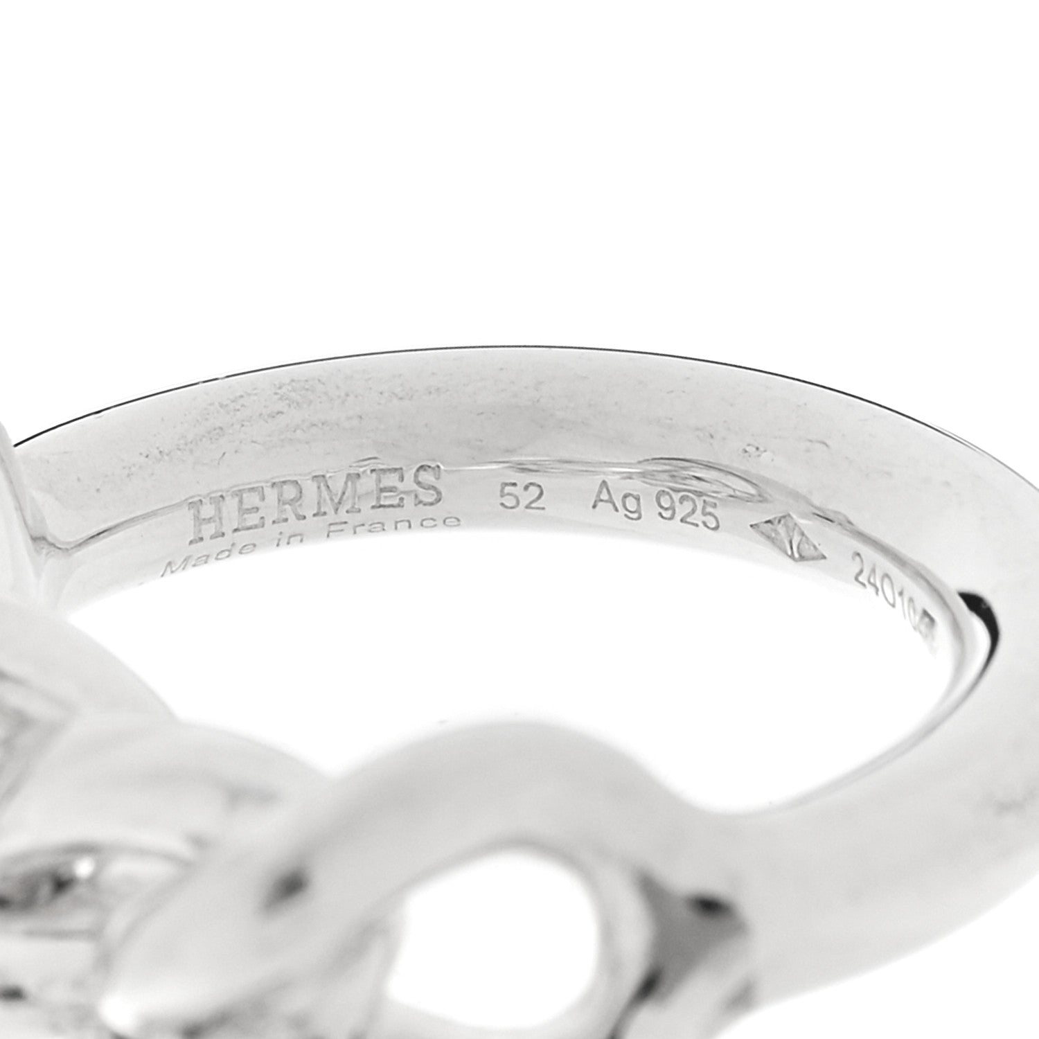 Sterling Silver GM Croisette Ring 52 6