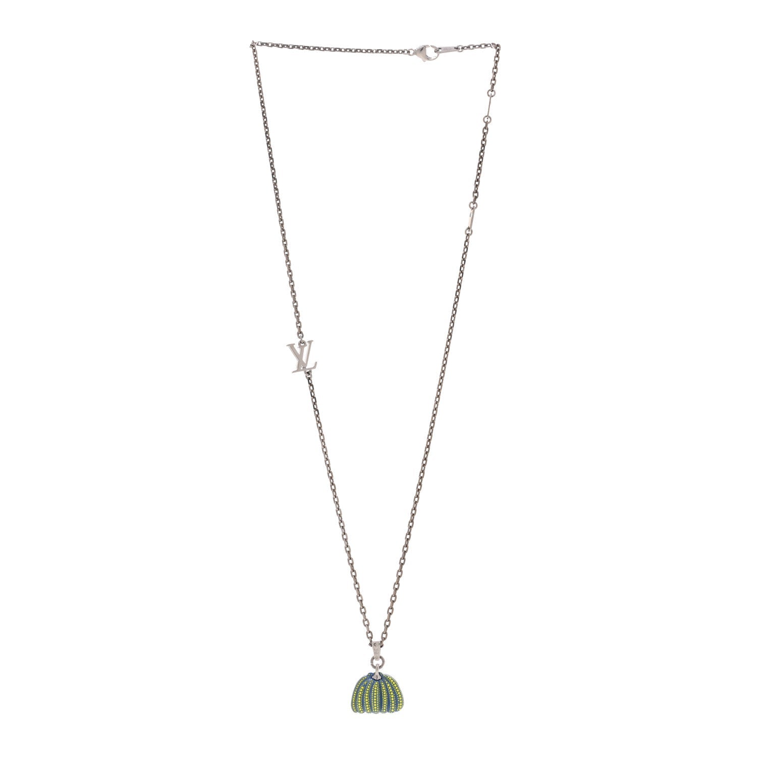 X Yayoi Kusama Pumpkin Pendant Necklace