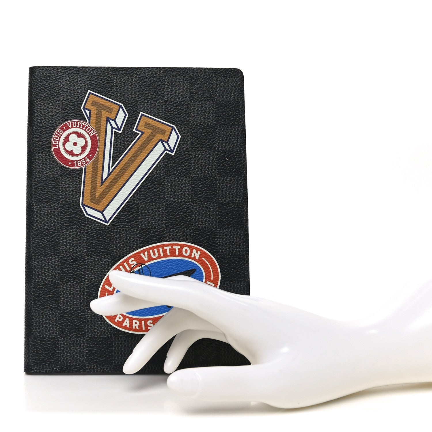 Damier Graphite LV League Clemence Notebook MM