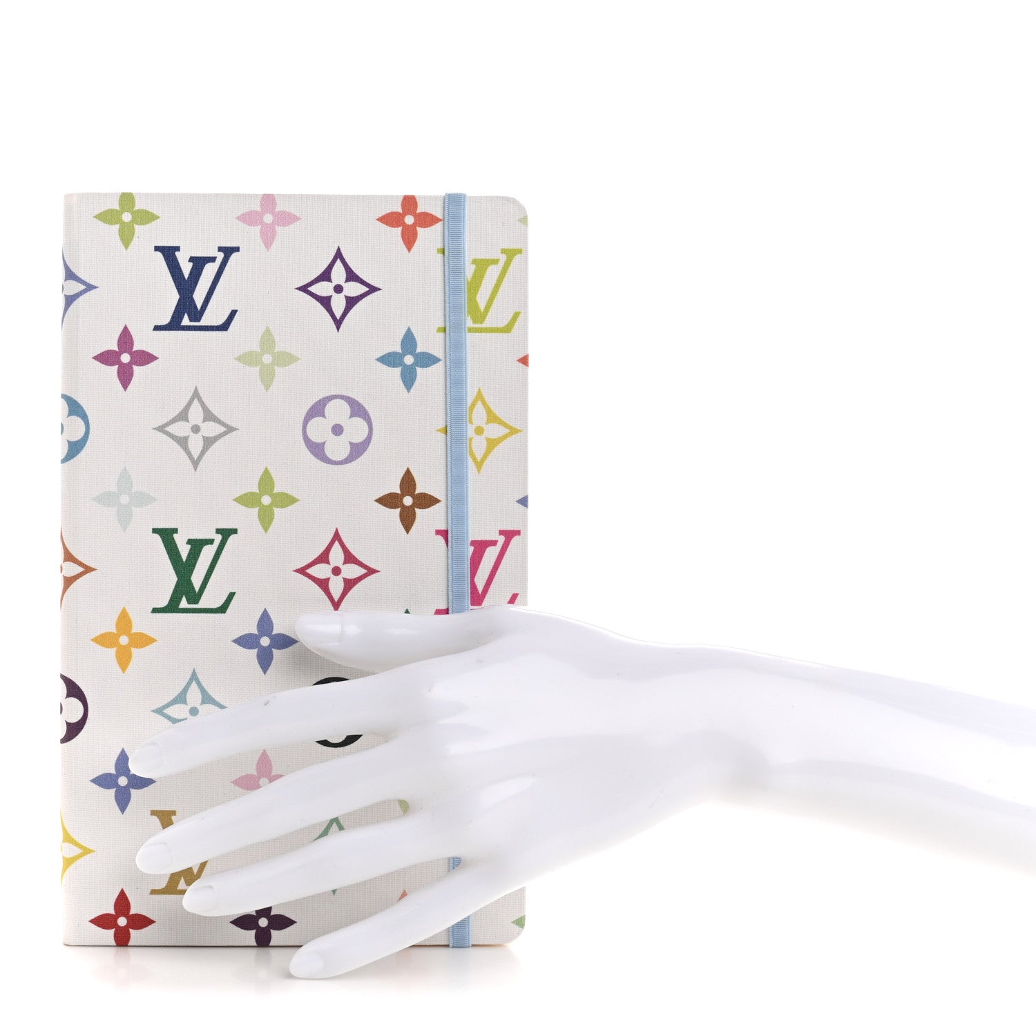 LV x TM Monogram Multicolor Jane Notebook MM White