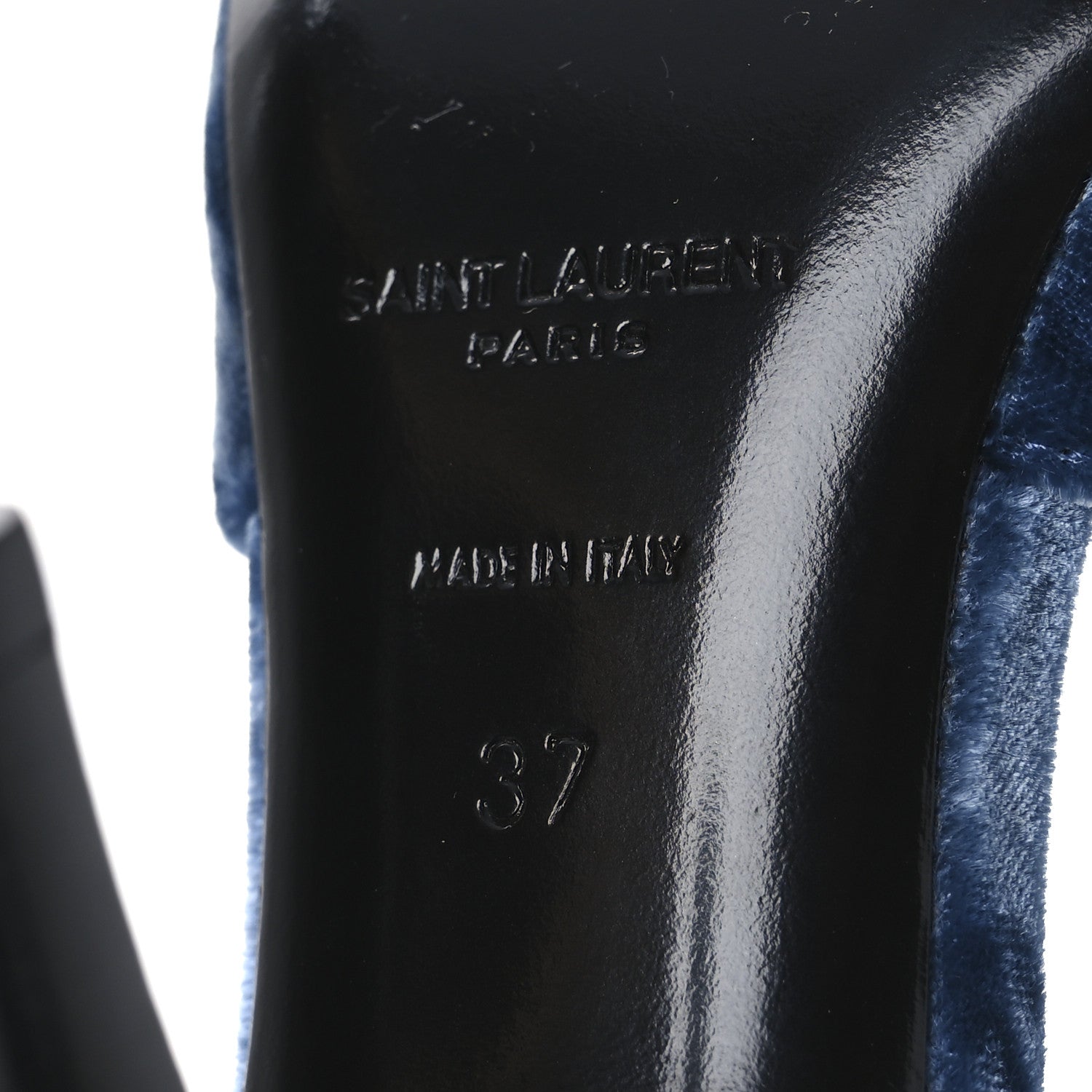 Velluto Mastrop Tom 90 Dream Slingback Pumps 37 Denim