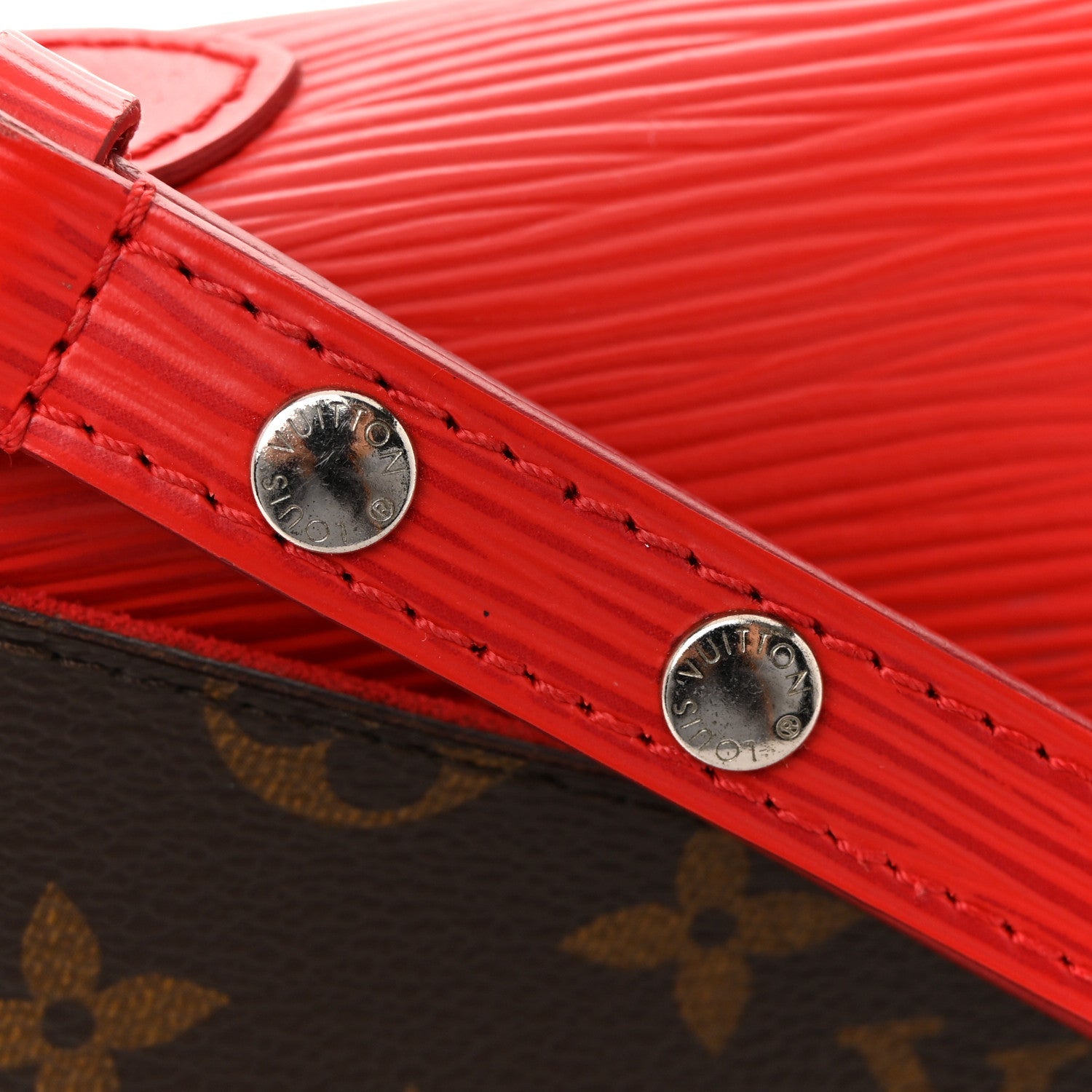 Monogram Epi Saint Michel Coquelicot