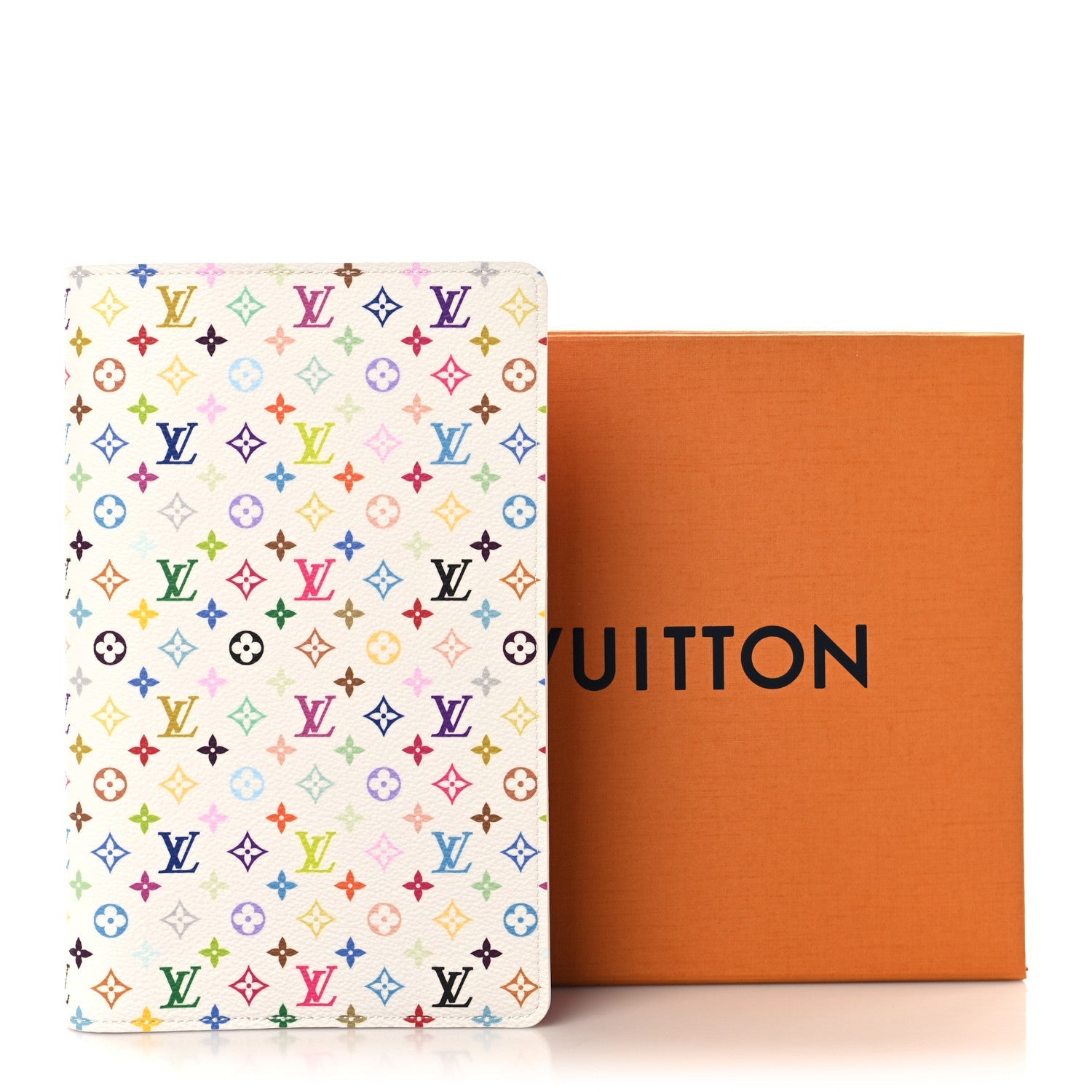 LV X TM Monogram Multicolor Emily Notebook Cover MM White