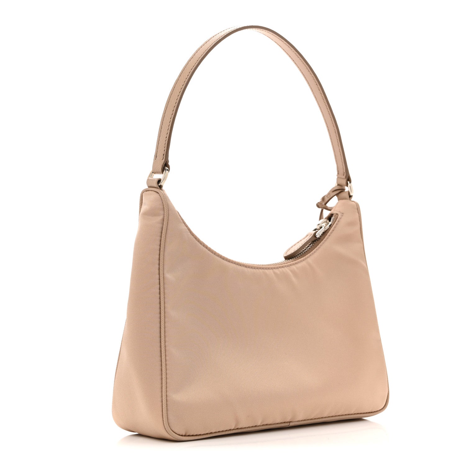 Re-Nylon Saffiano Mini Re-Edition 2005 Bag Cammeo