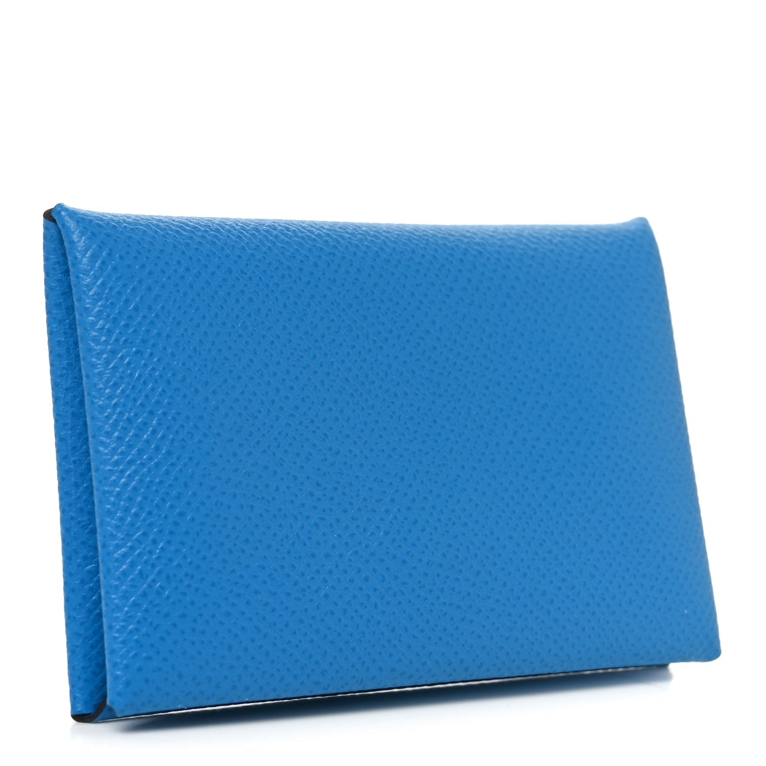 Epsom Calvi Card Case Bleu Zanzibar