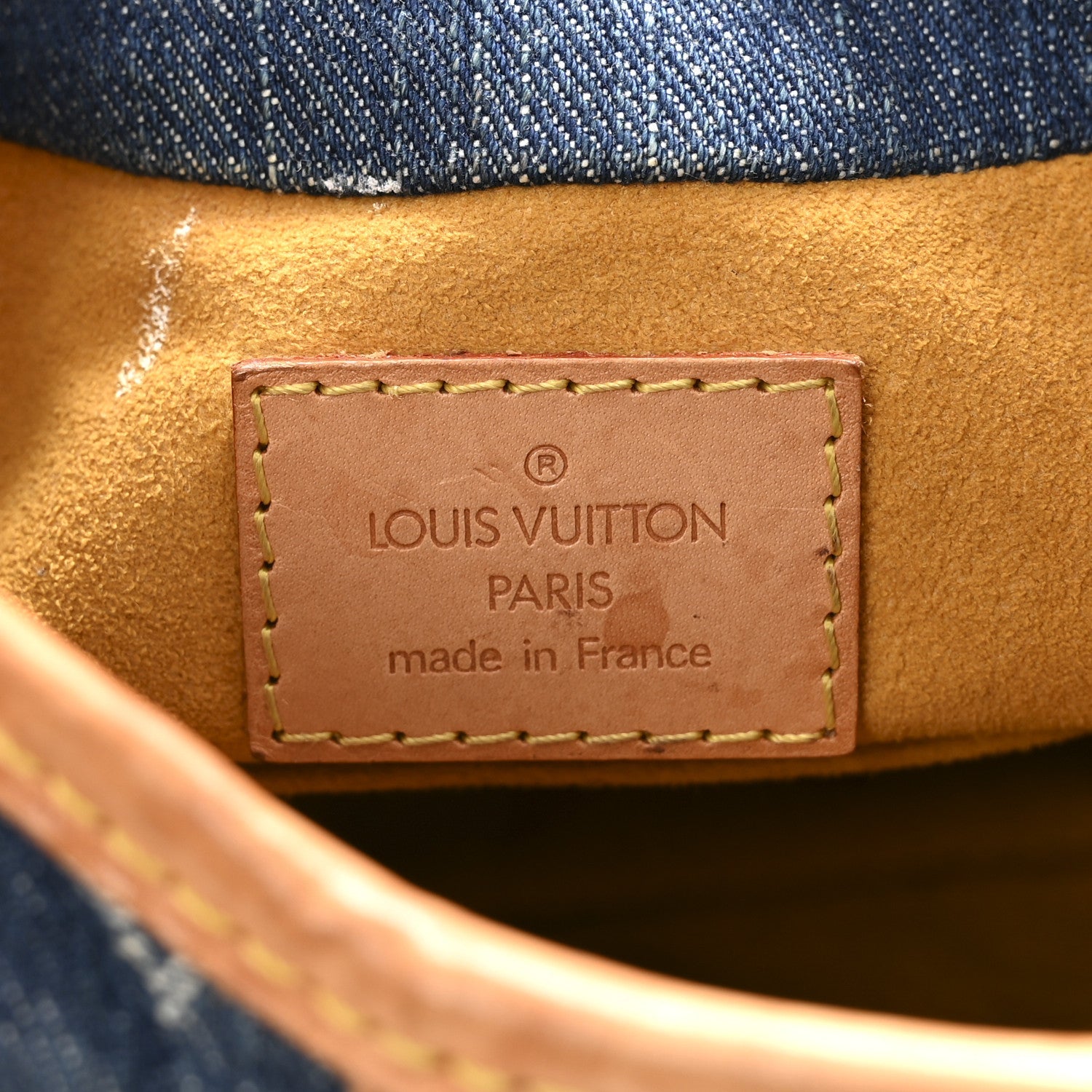 Monogram Denim Pleaty Blue