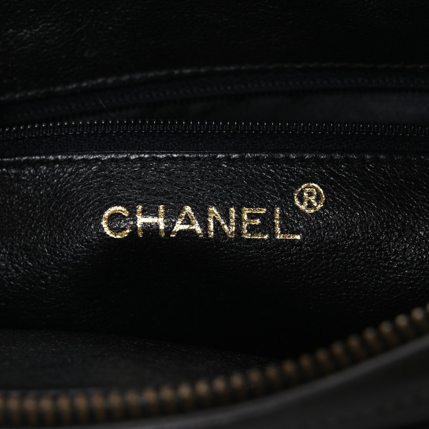 Lambskin Quilted CC Tassel Camera Case Black