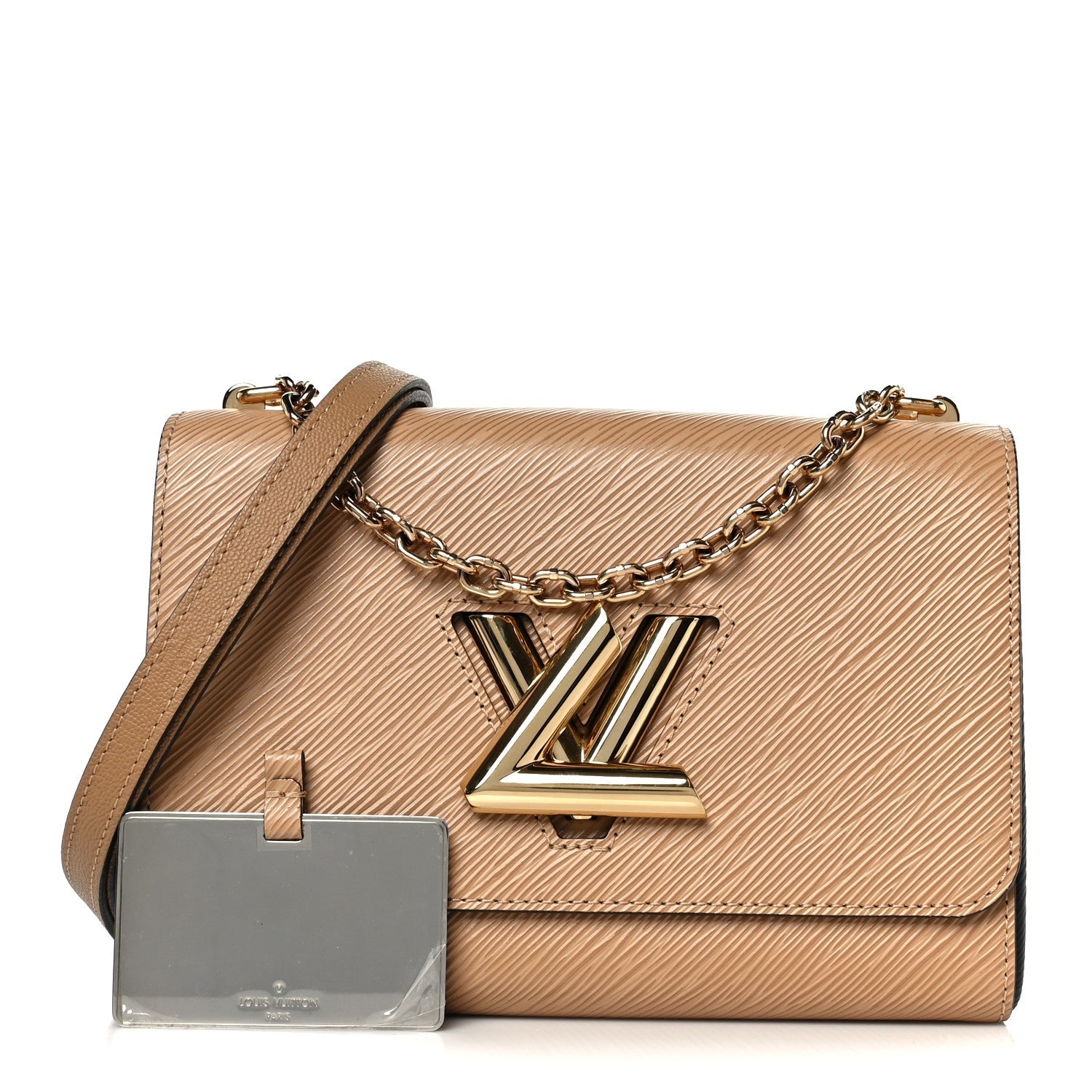 Epi Twist Shoulder Bag MM Camel