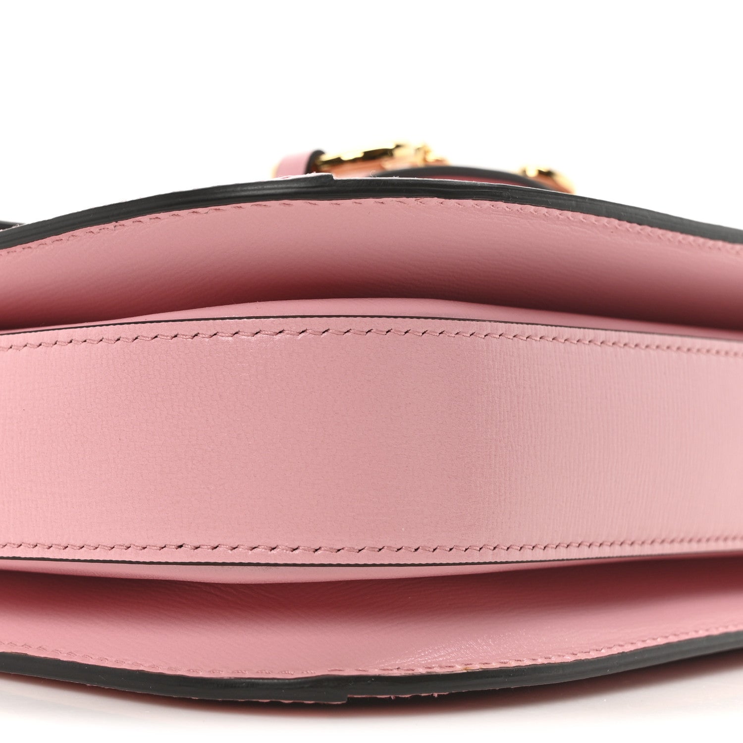 Azalea Calfskin Horsebit 1955 Shoulder Bag New Cherry Red Wild Rose