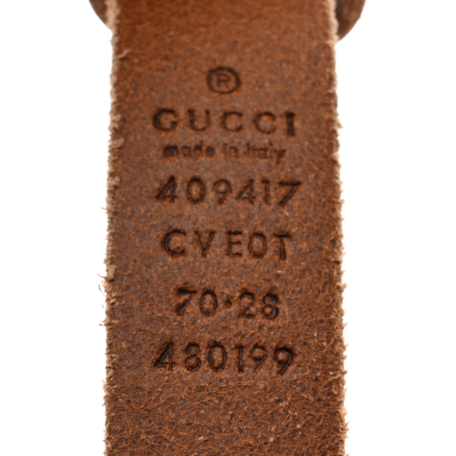 Faded Calfskin Double G 20mm Belt 70 28 Cuir