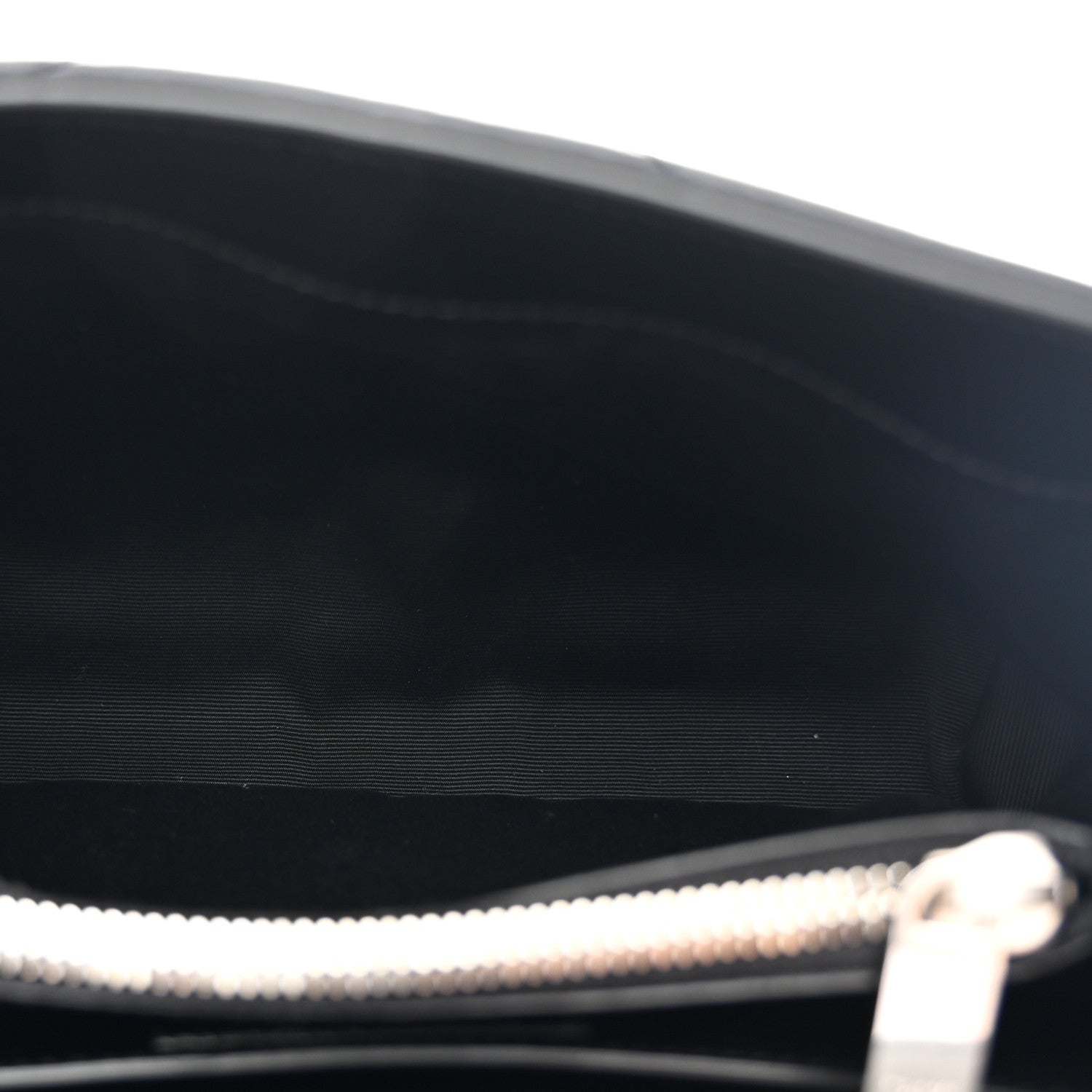 Calfskin Y Quilted Monogram Small Loulou Chain Satchel Black