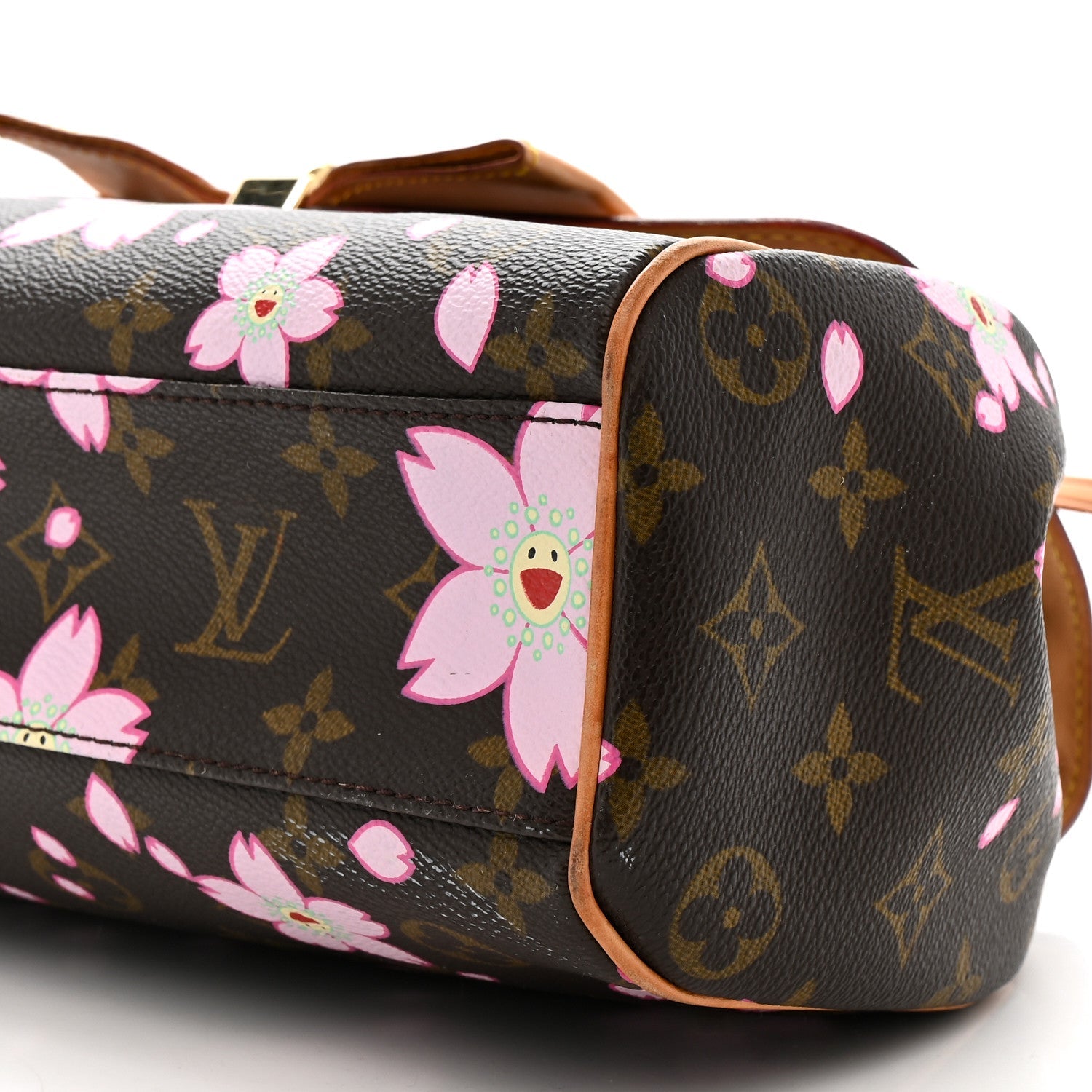 Monogram Cherry Blossom Sac Retro Bag Brown