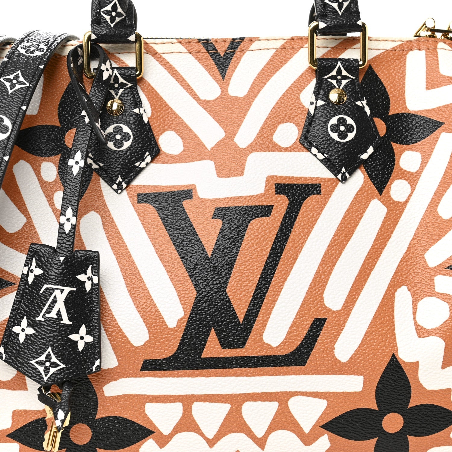 Monogram Giant Crafty Speedy Bandouliere 25 Creme Caramel
