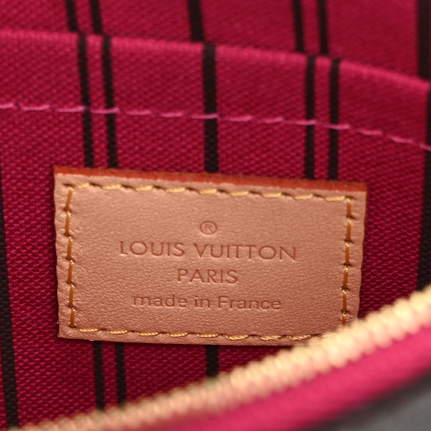 Monogram Neverfull PM Pochette Pivoine