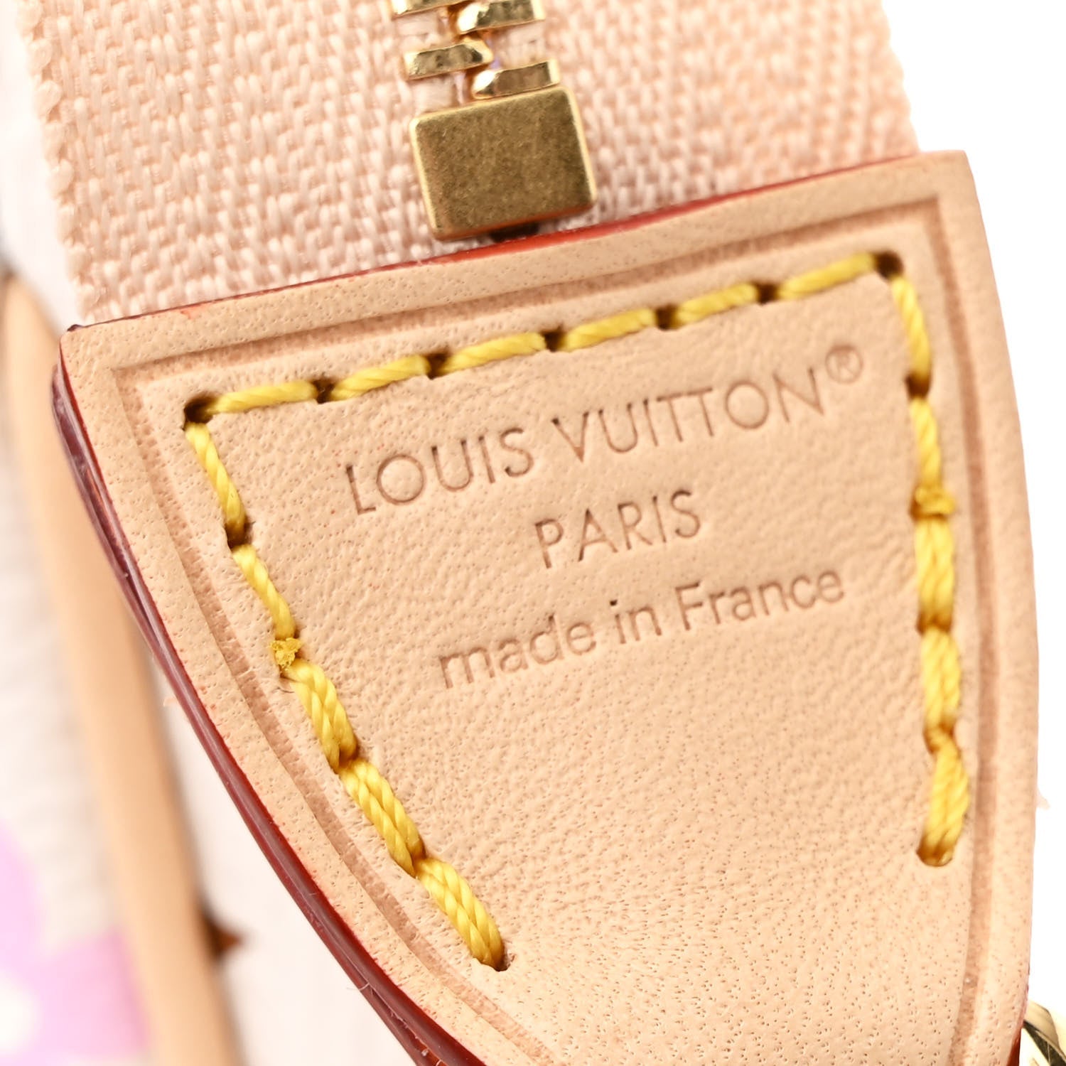LV X TM Monogram Multicolor Pochette Accessories White