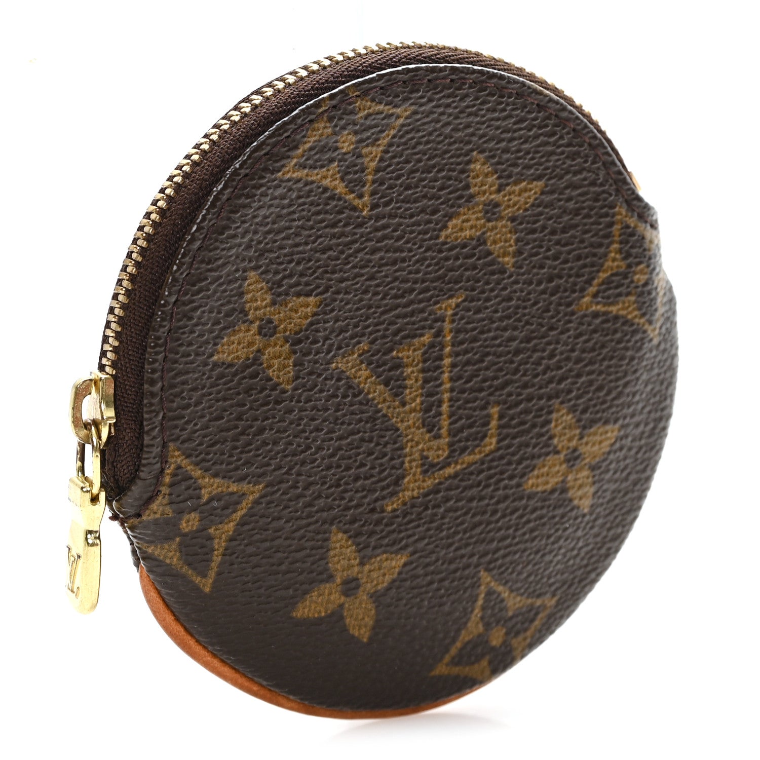 Monogram Round Coin Purse