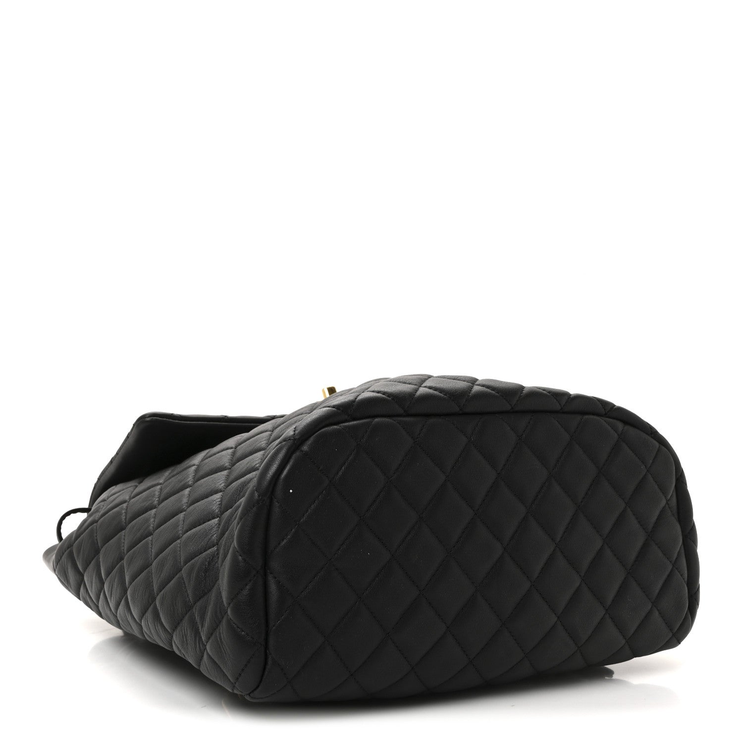 Lambskin Quilted Large Urban Spirit Backpack Black