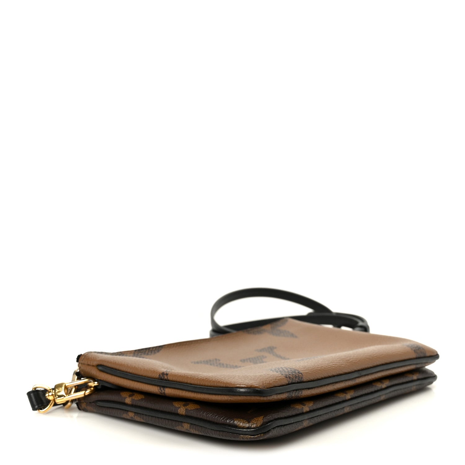 Reverse Monogram Giant Double Zip Pochette