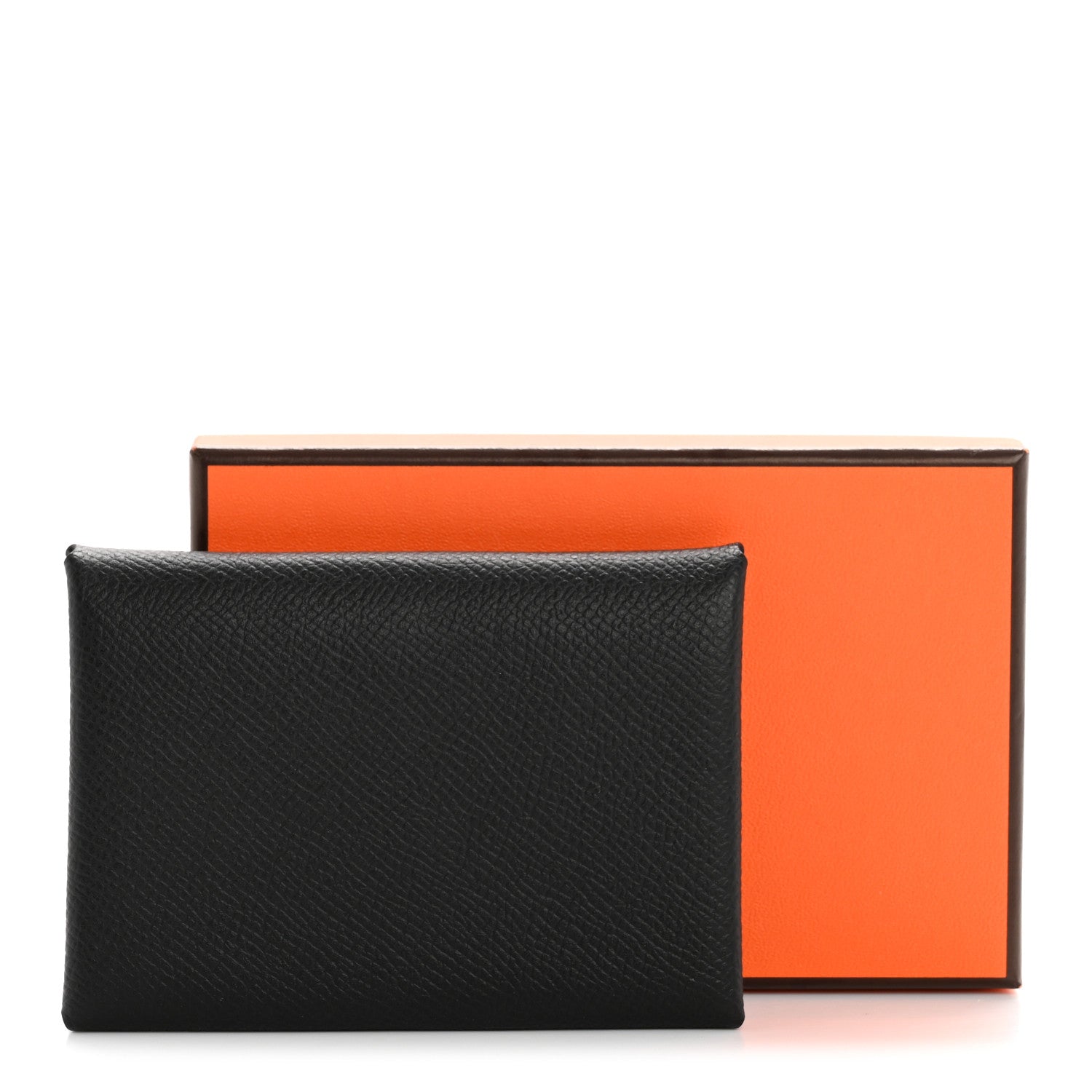 Epsom Calvi Duo Card Case Black