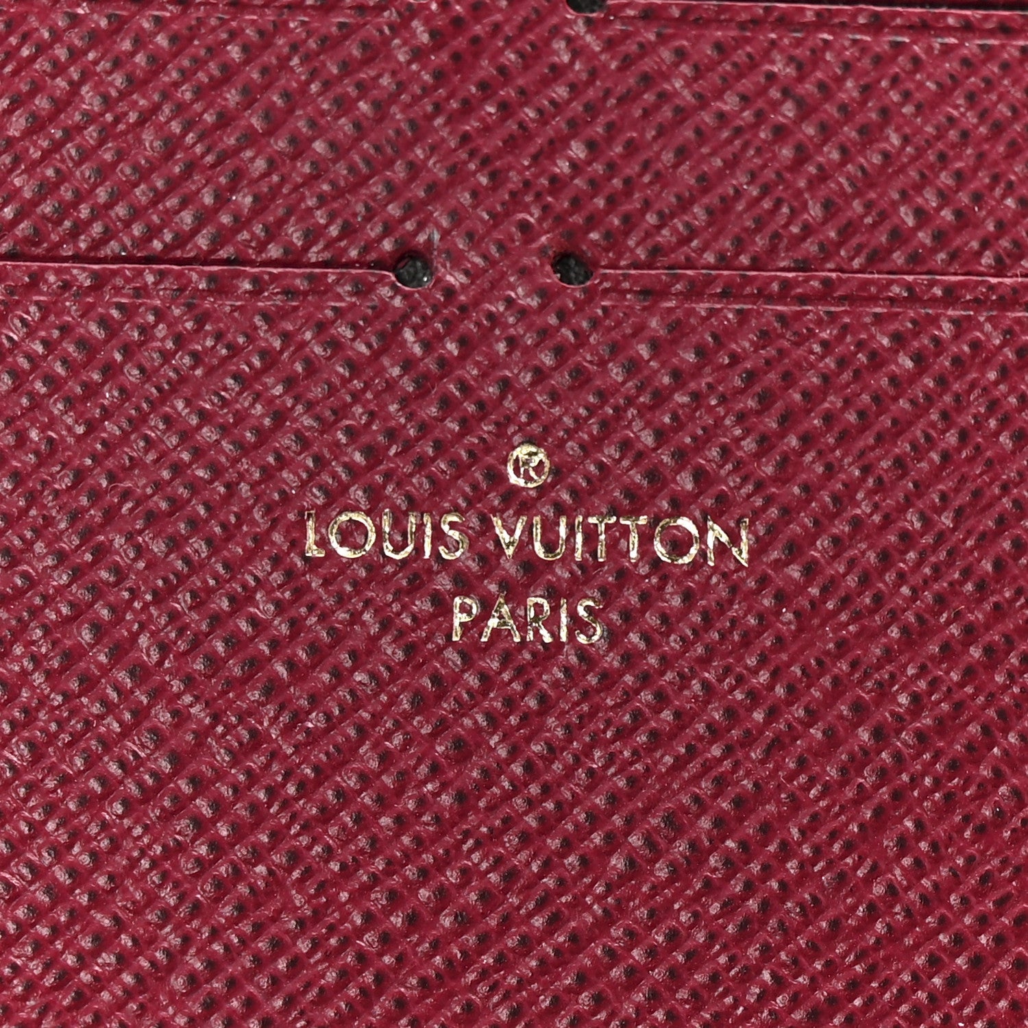 Calfskin Felicie Card Holder Insert Fuchsia