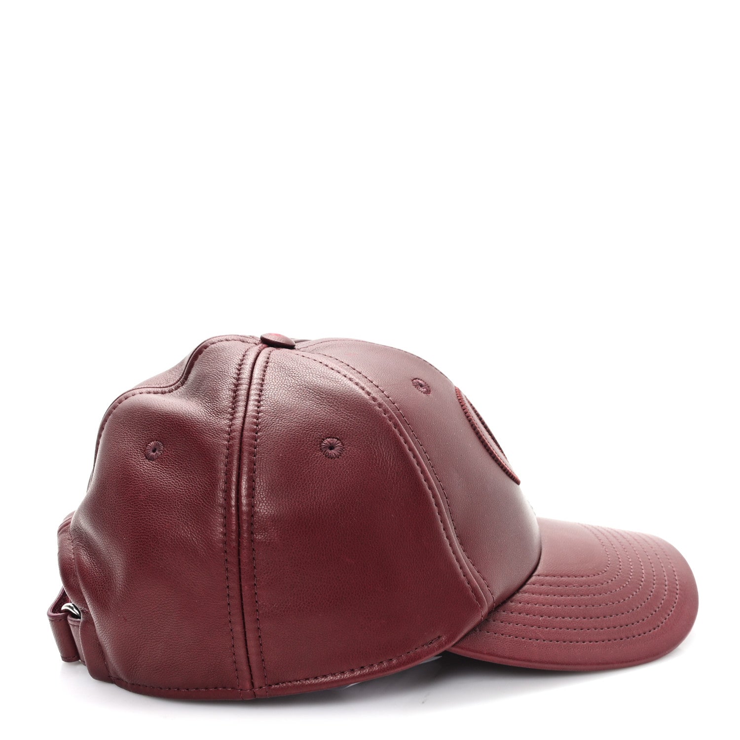 Nappa GG Baseball Hat M Burgundy