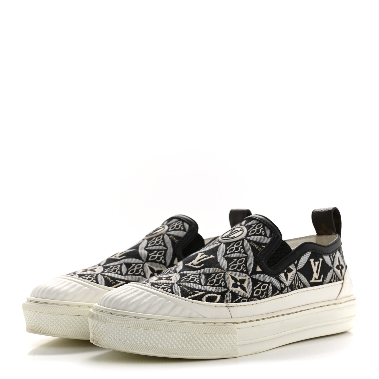 Jacquard Since 1854 Playtime Slip On Sneakers 37 Black