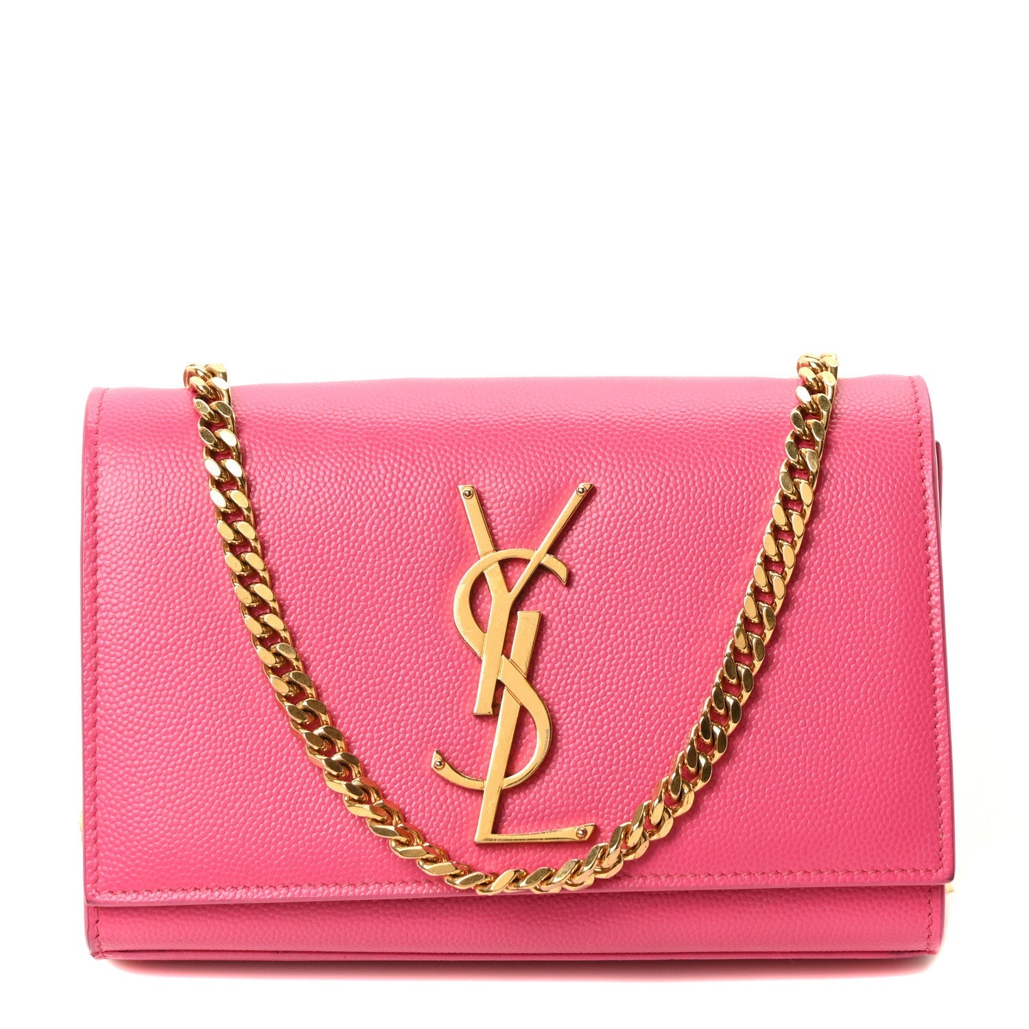 Grain De Poudre Small Monogram Kate Satchel Bubblegum