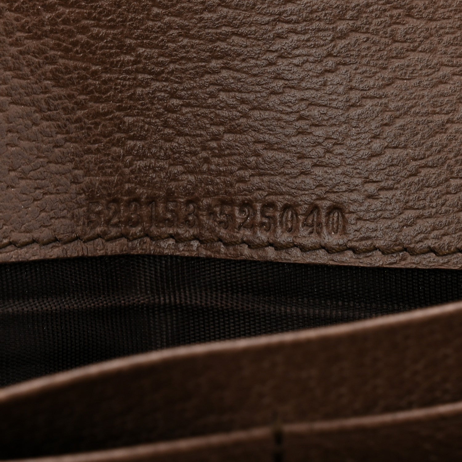 GG Supreme Monogram Web Ophidia Continental Wallet Brown