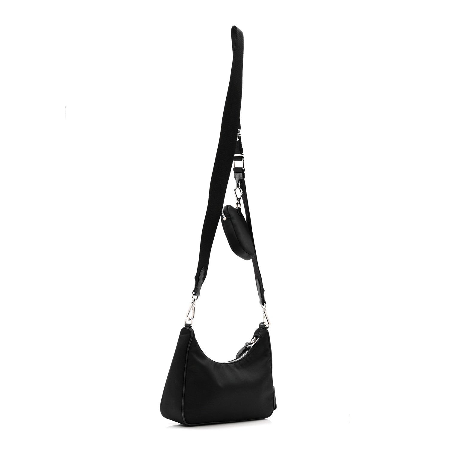 Re-Nylon Saffiano Re-Edition 2005 Shoulder Bag Black