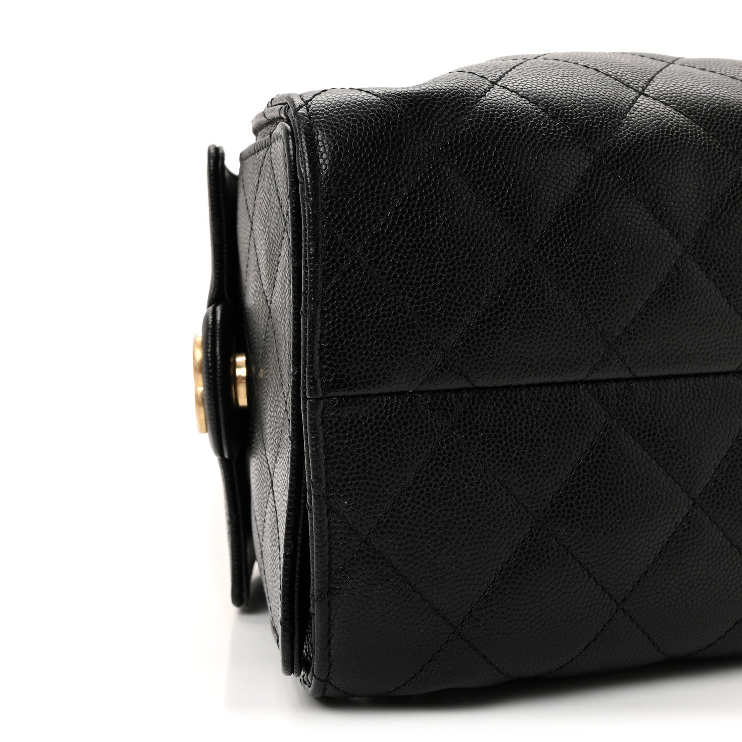 Caviar Quilted Small Chanel 25 Handbag Black