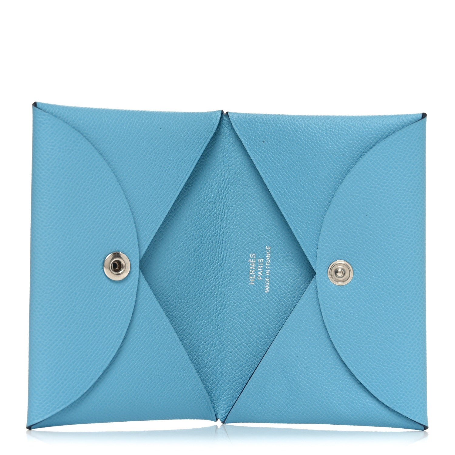 Epsom Calvi Card Case Celeste