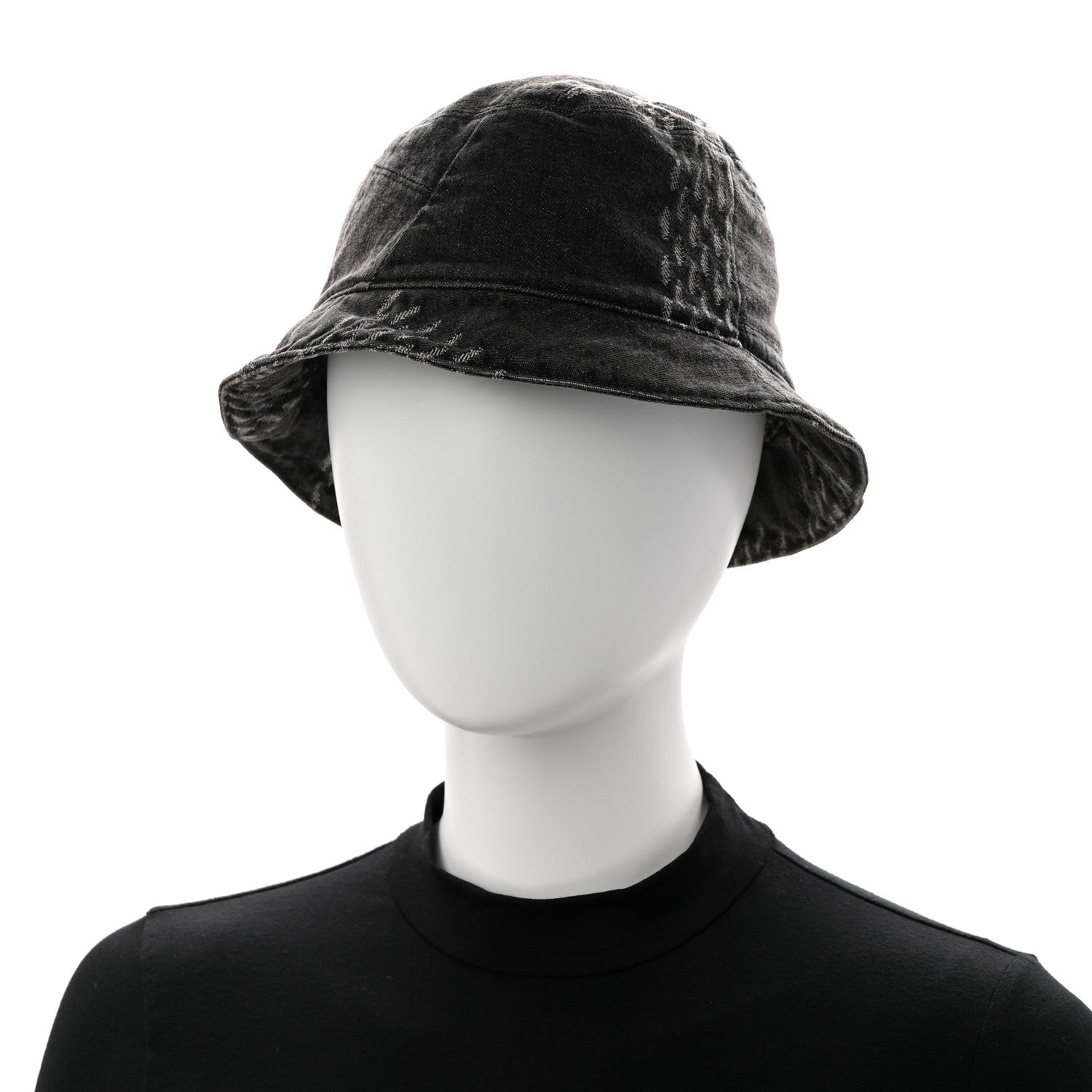 x NIGO Monogram Giant Denim Giant Damier Wave Sun Hat 60 Gray