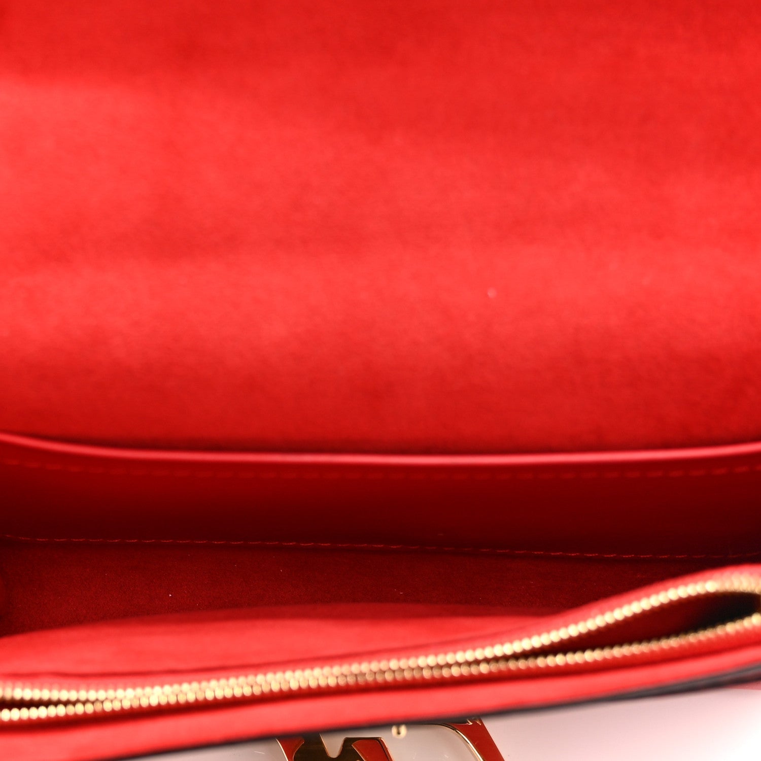 Calfskin Chain Louise MM Red
