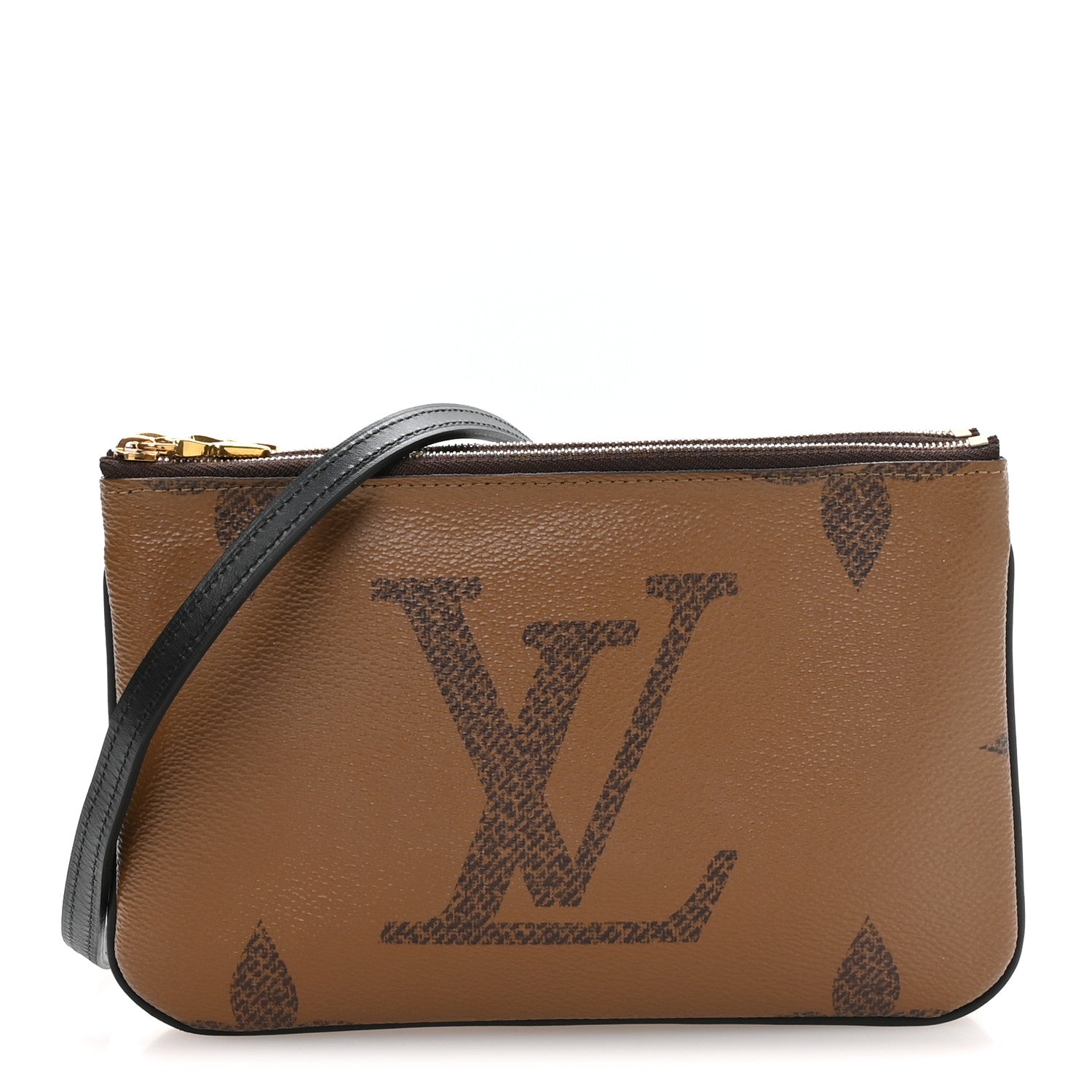 Reverse Monogram Giant Double Zip Pochette
