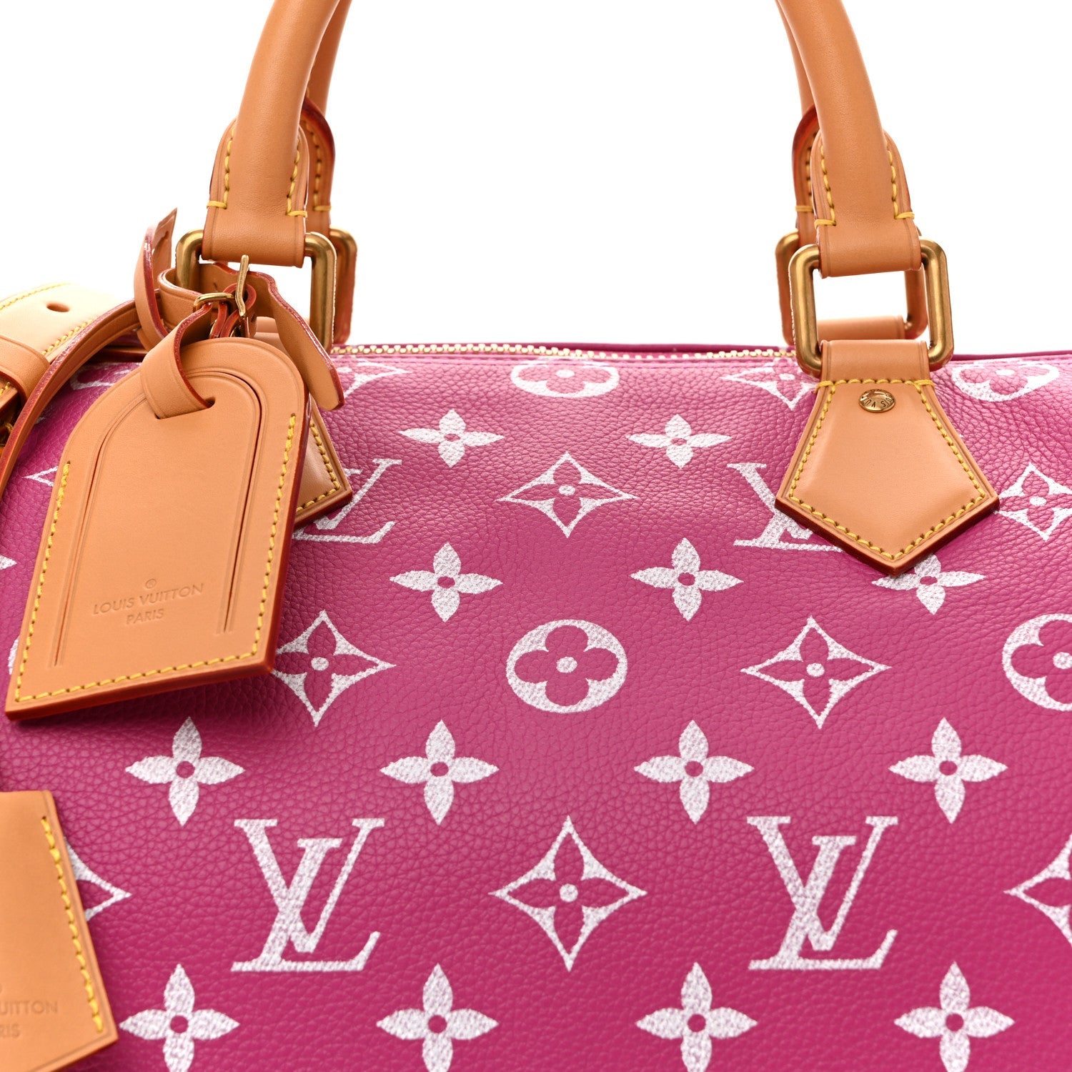 Calfskin Monogram Speedy P9 Bandouliere 40 Agate