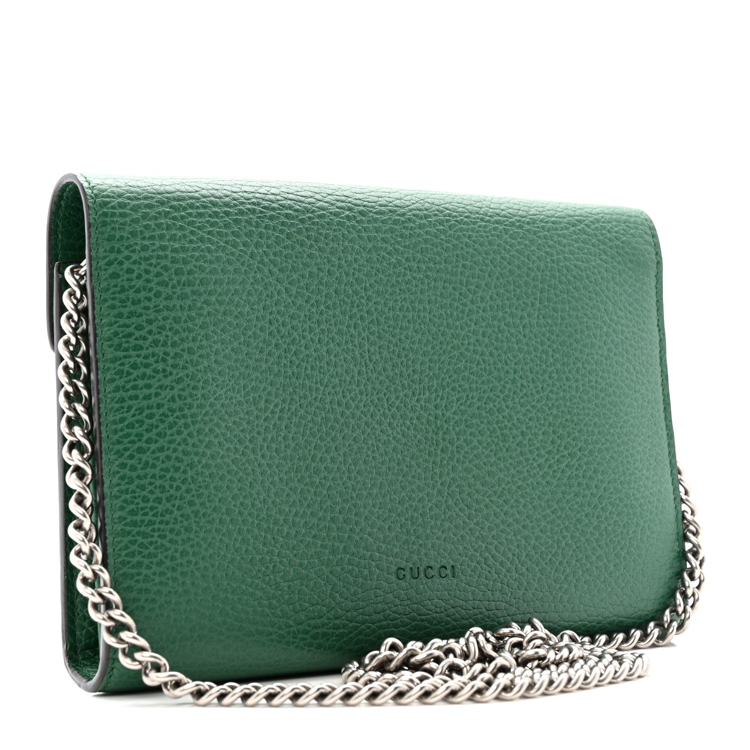 Calfskin Mini Dionysus Chain Wallet Emerald