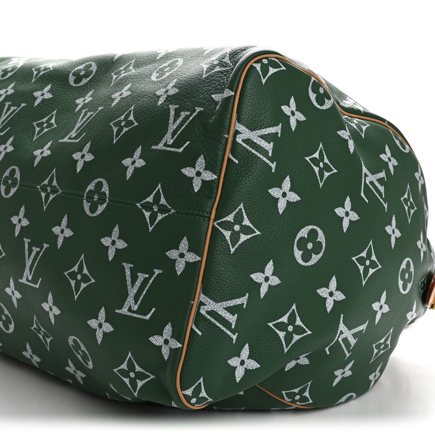 Calfskin Monogram Speedy P9 Bandouliere 50 Green