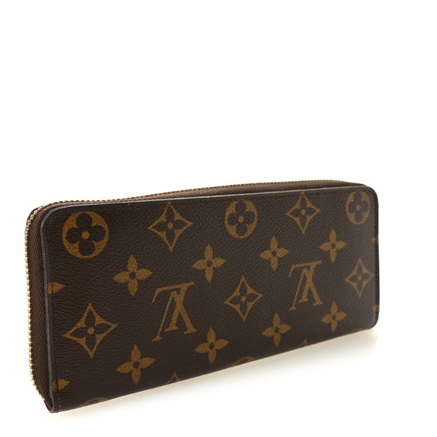 Monogram Clemence Wallet Fuchsia