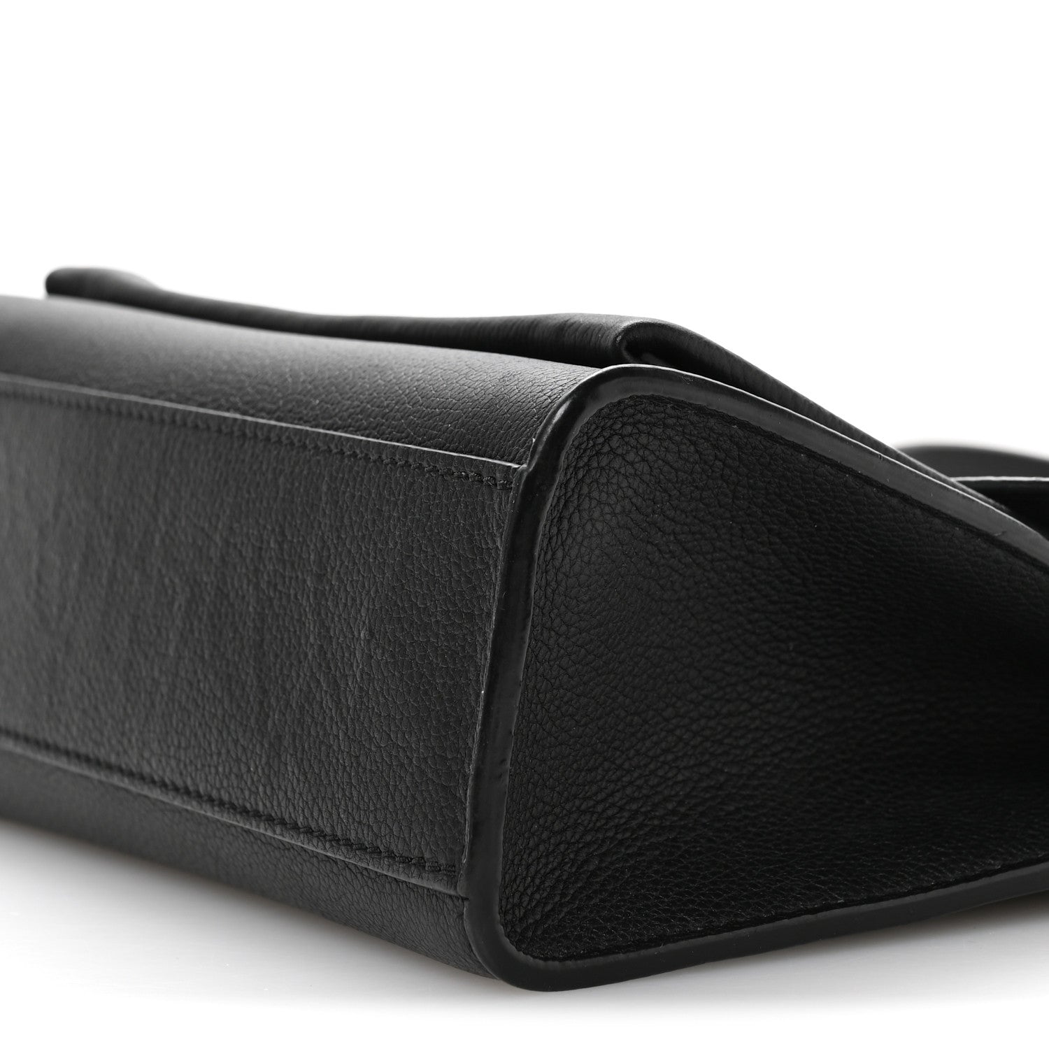 Soft Calfskin My Lockme Chain Bag BB Black