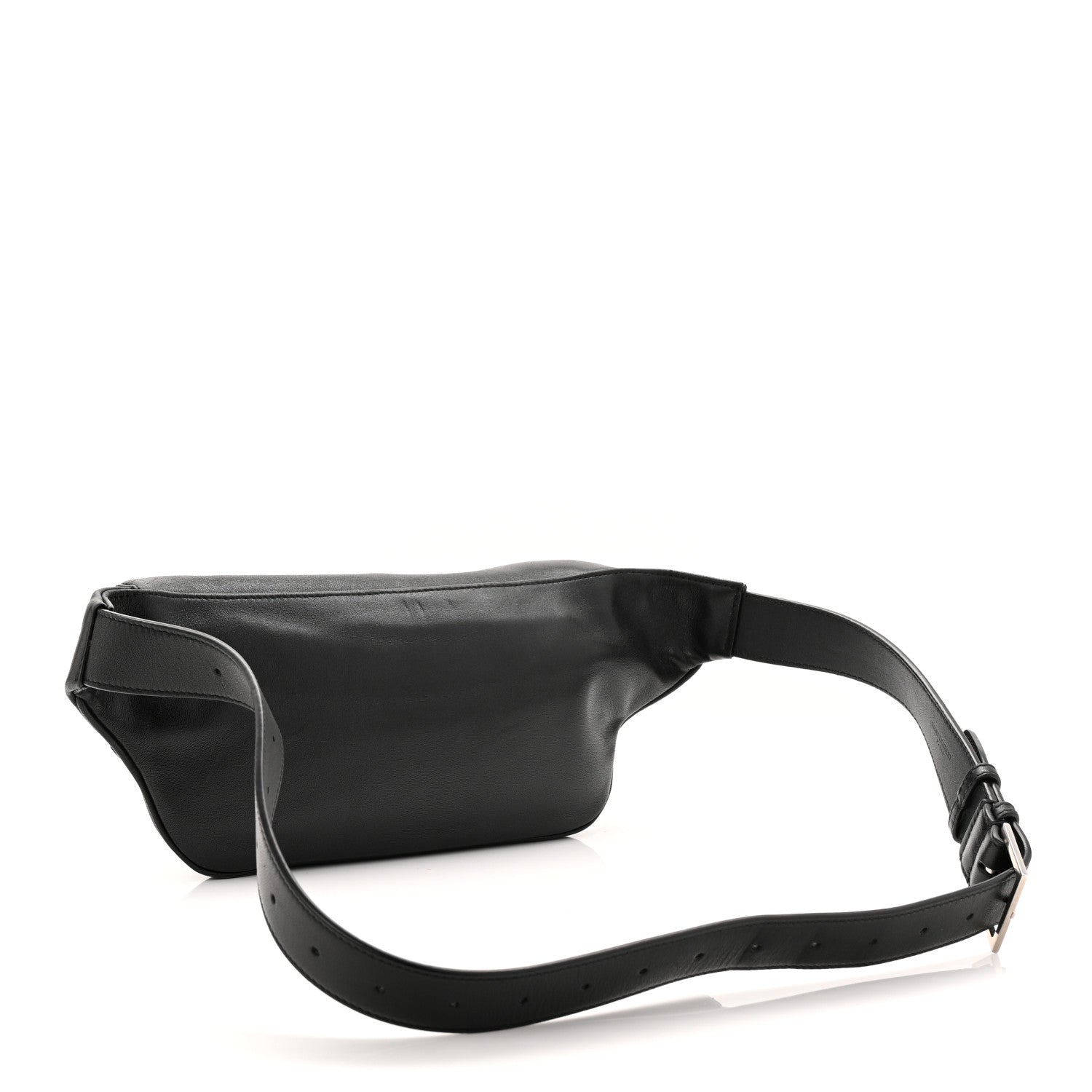 Calfskin Monogram Belt Bag Black