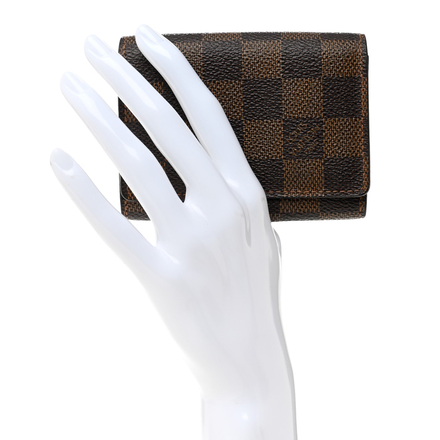 Damier Ebene Business Card Holder