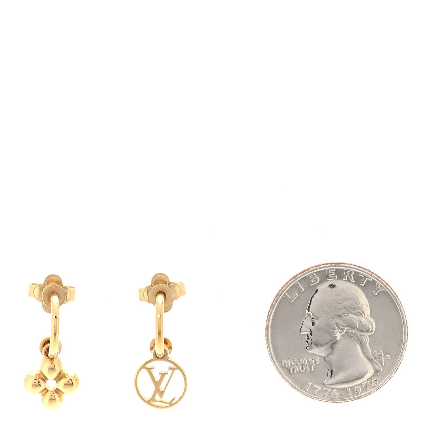 Brass Blooming Earrings Gold