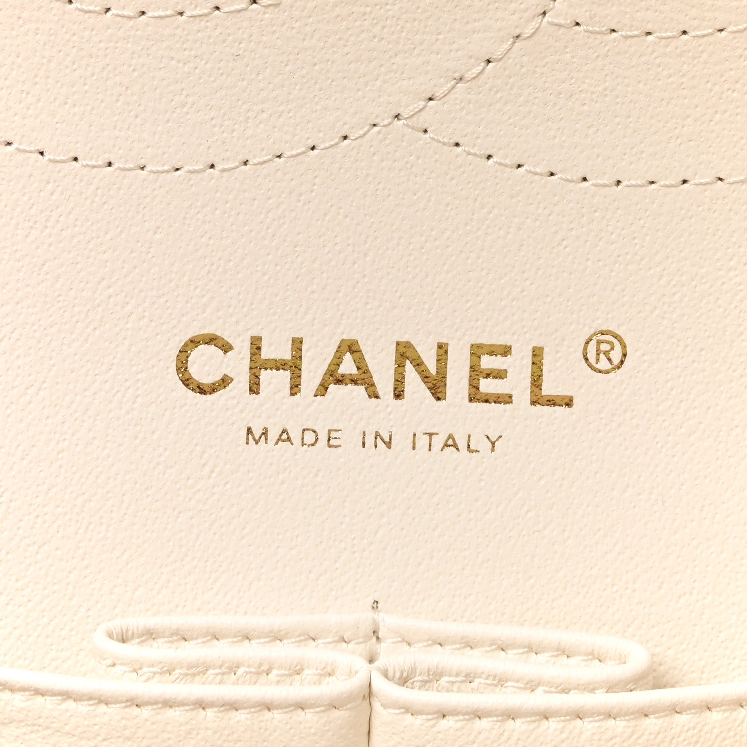 Caviar Quilted Jumbo Double Flap White