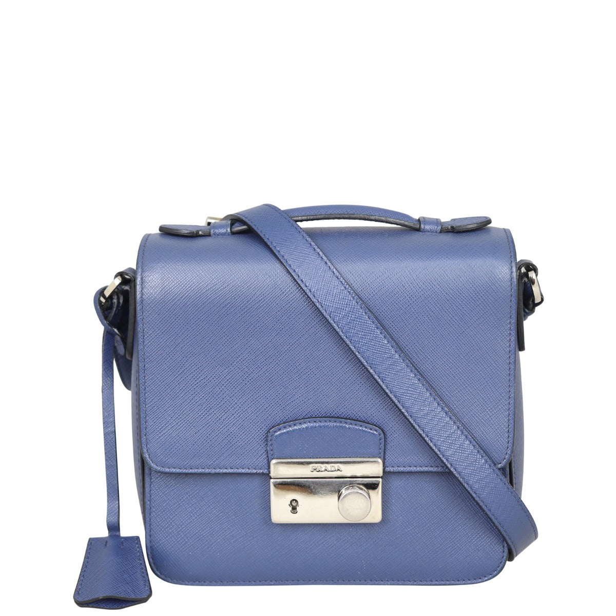 Prada Saffiano Lux Sound Crossbody Bag