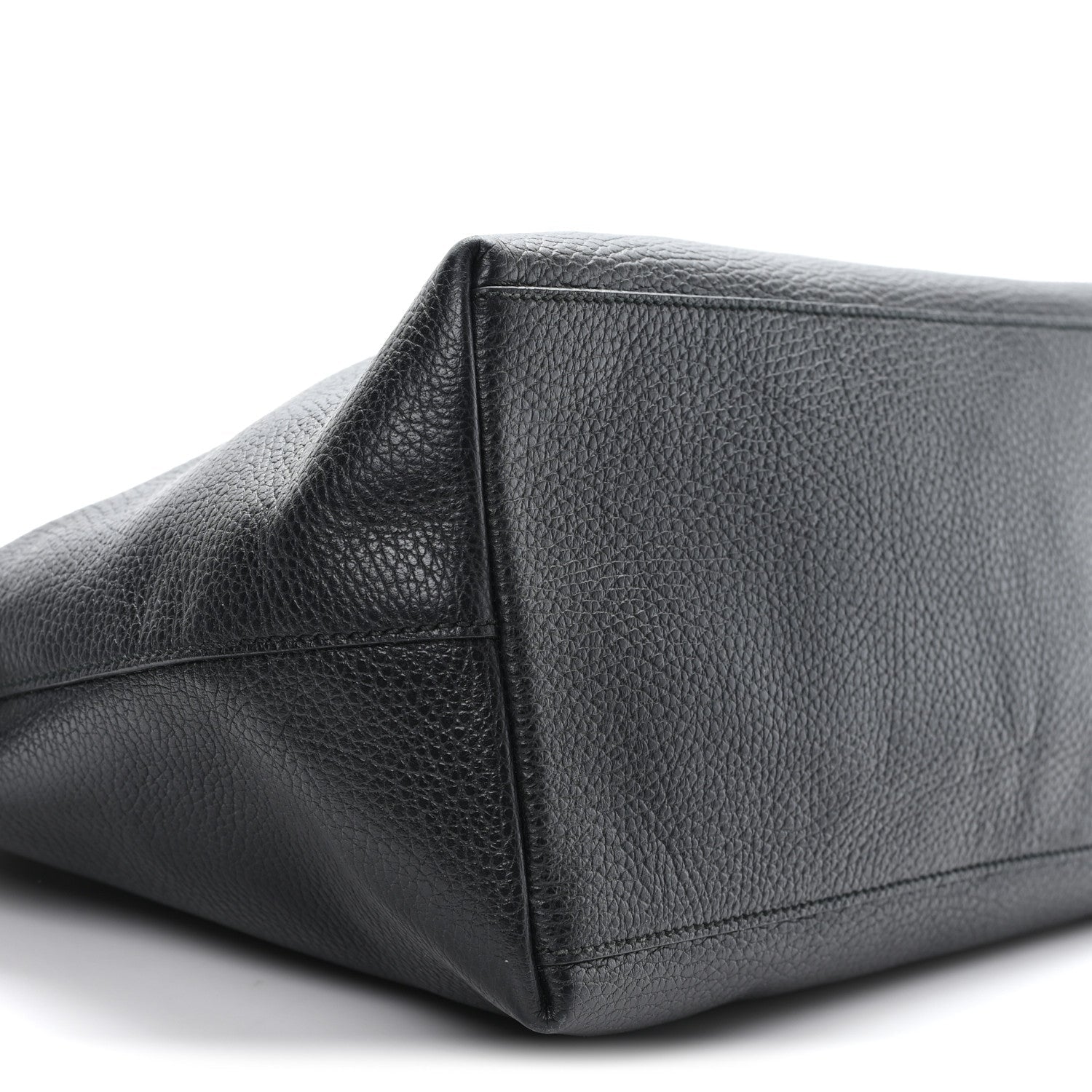 Dollar Calfskin GG Charm Dome Satchel Black